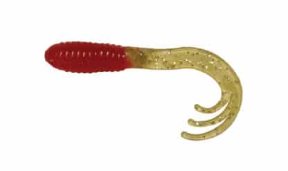 Big Bite Triple Tip Grub 2in 10ct Red/Chartreuse