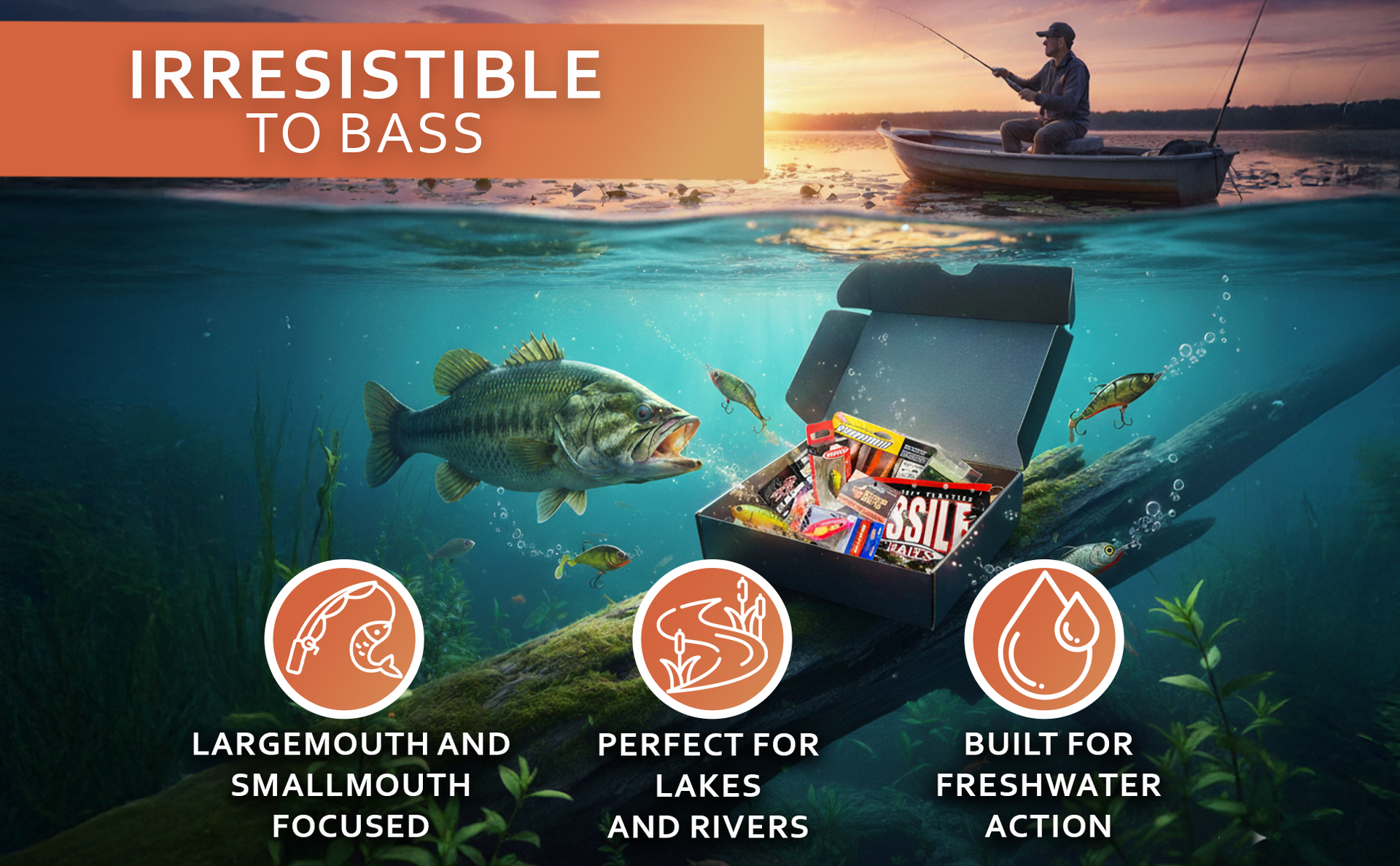 Moose Baits Bass Tackle Mystery Box