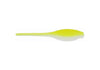 Bass A Pro Tiny Shad 2in 15ct Chartreuse White